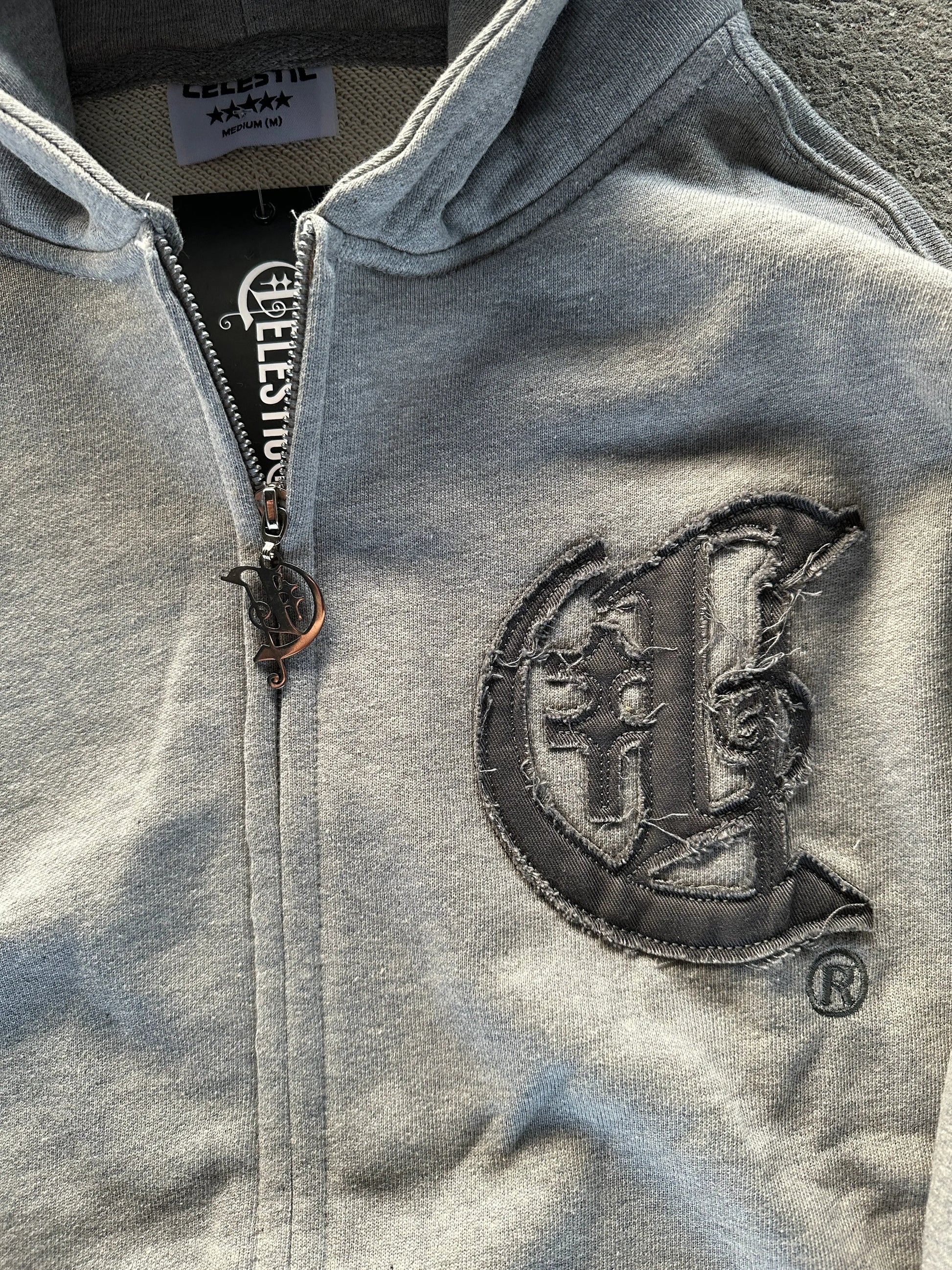 CELESTIC® Grey Zipper Hoodie CELESTIC®