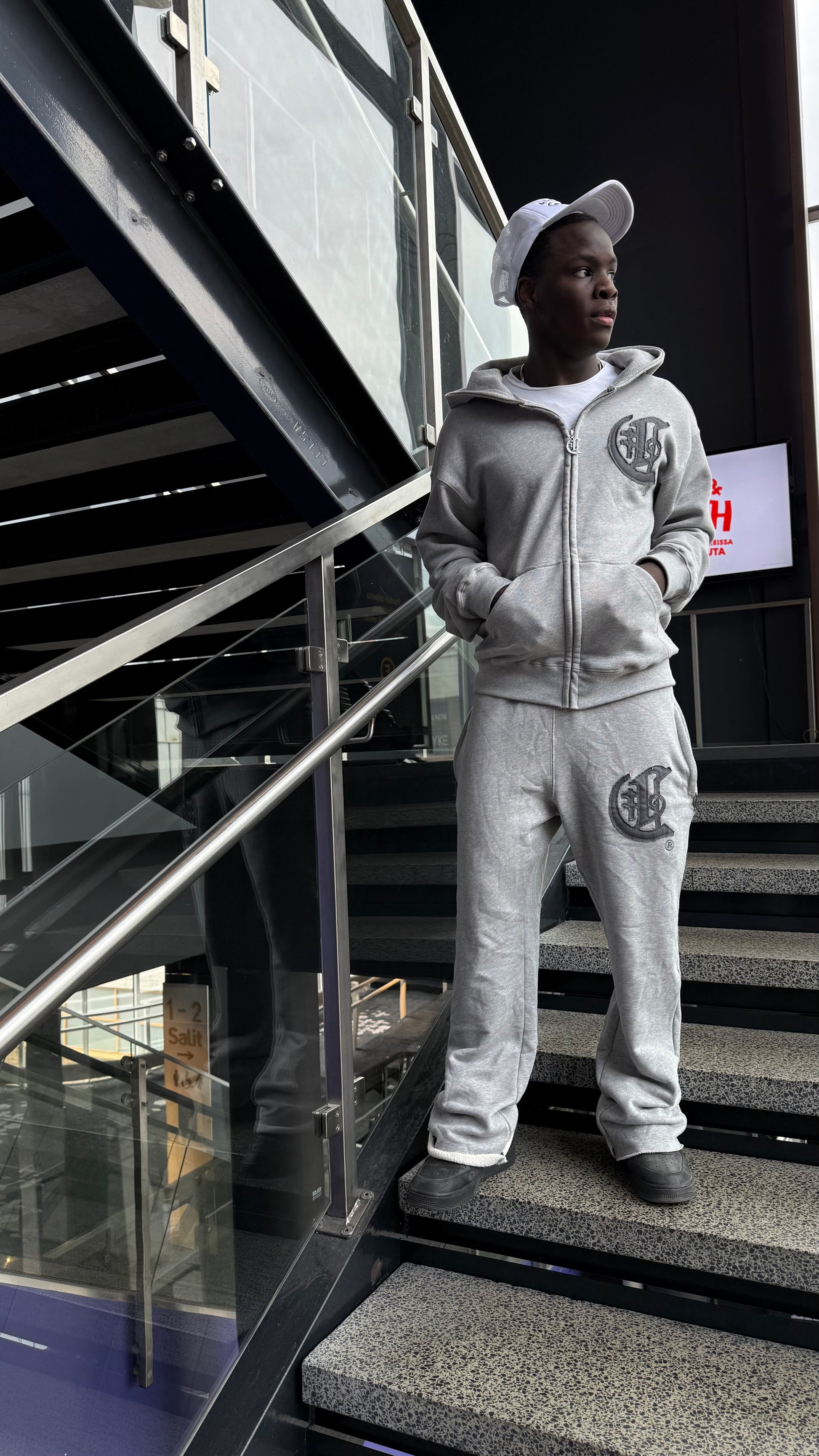CELESTIC® Grey Zipper Hoodie CELESTIC®