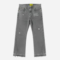 Grey Flared Jeans