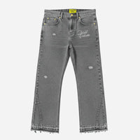 Grey Flared Jeans