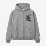 Grey Zipper Hoodie