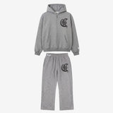Grey Zipper Tracksuit