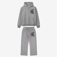 Grey Zipper Tracksuit
