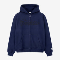 Navy Blue Outline Hoodie
