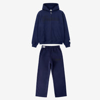 Navy Blue Outline Tracksuit