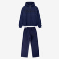 Navy Blue Outline Tracksuit
