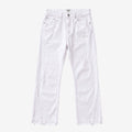 WHITE FLARED JEANS