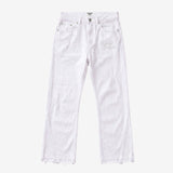 WHITE FLARED JEANS