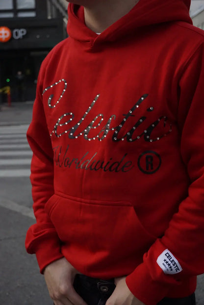 CELESTIC® Red Gemstone Hoodie CELESTIC®