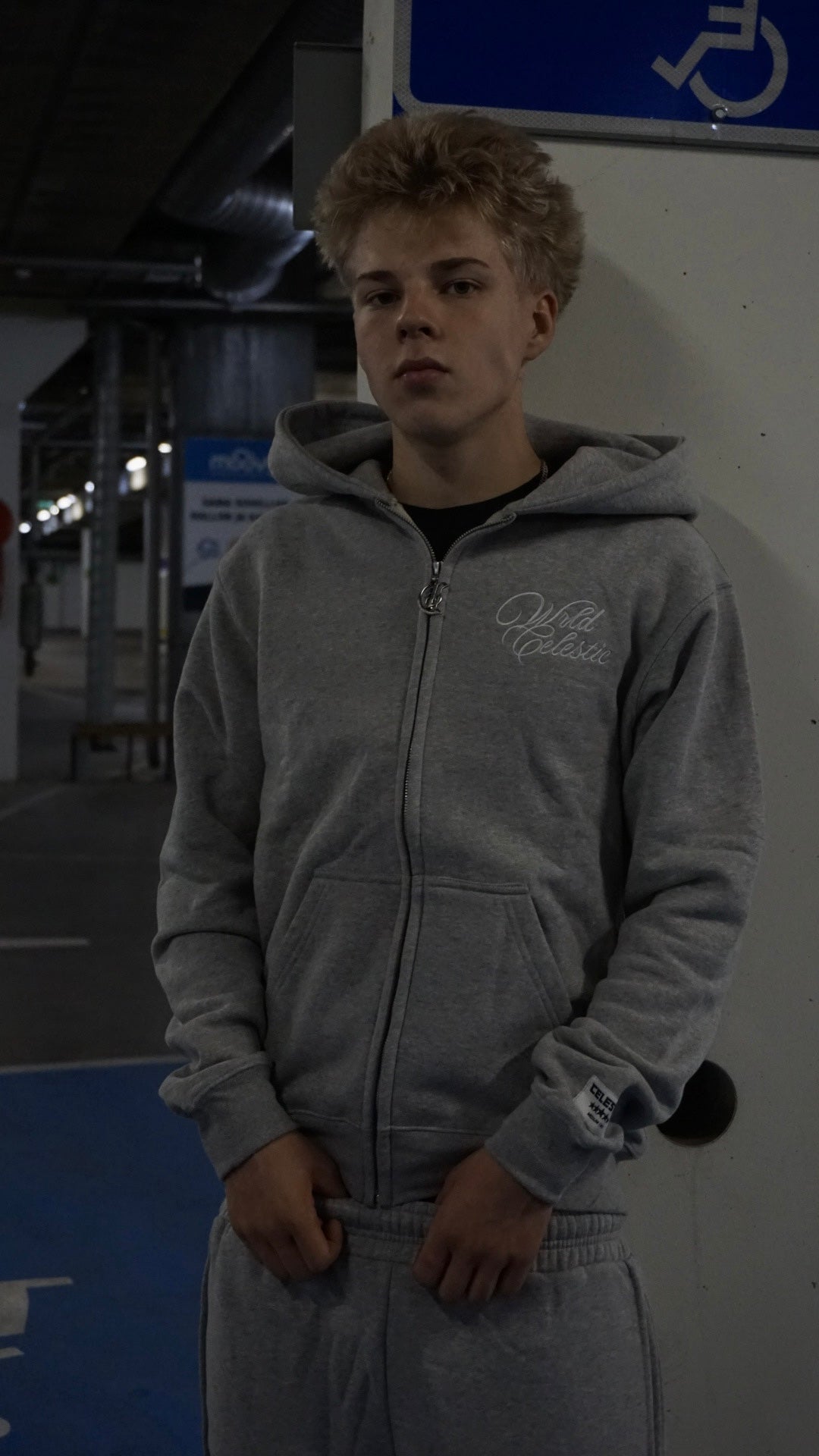 CELESTIC® Grey "Basic" Hoodie CELESTIC®
