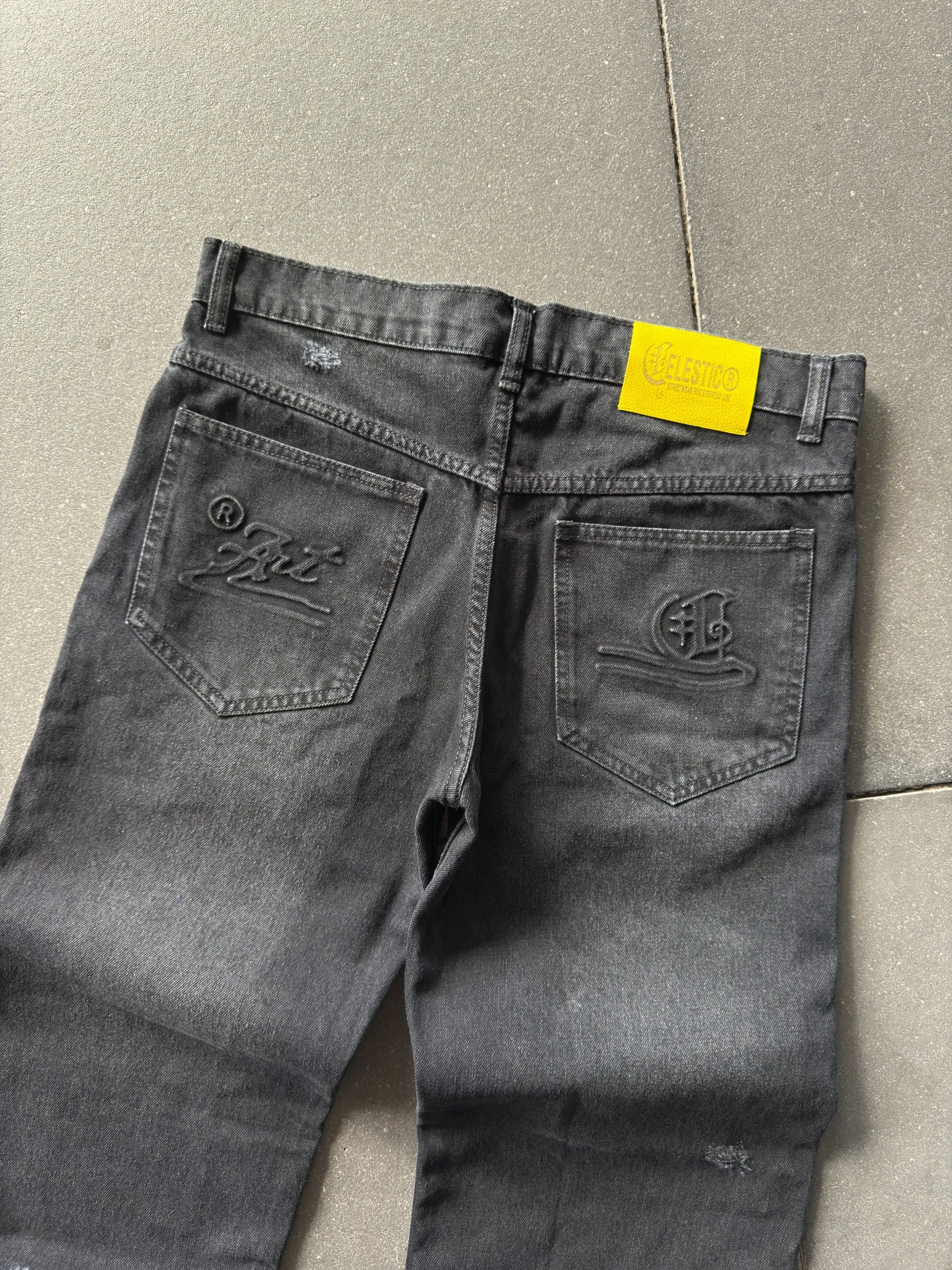 CELESTIC® Black Flared Jeans CELESTIC®