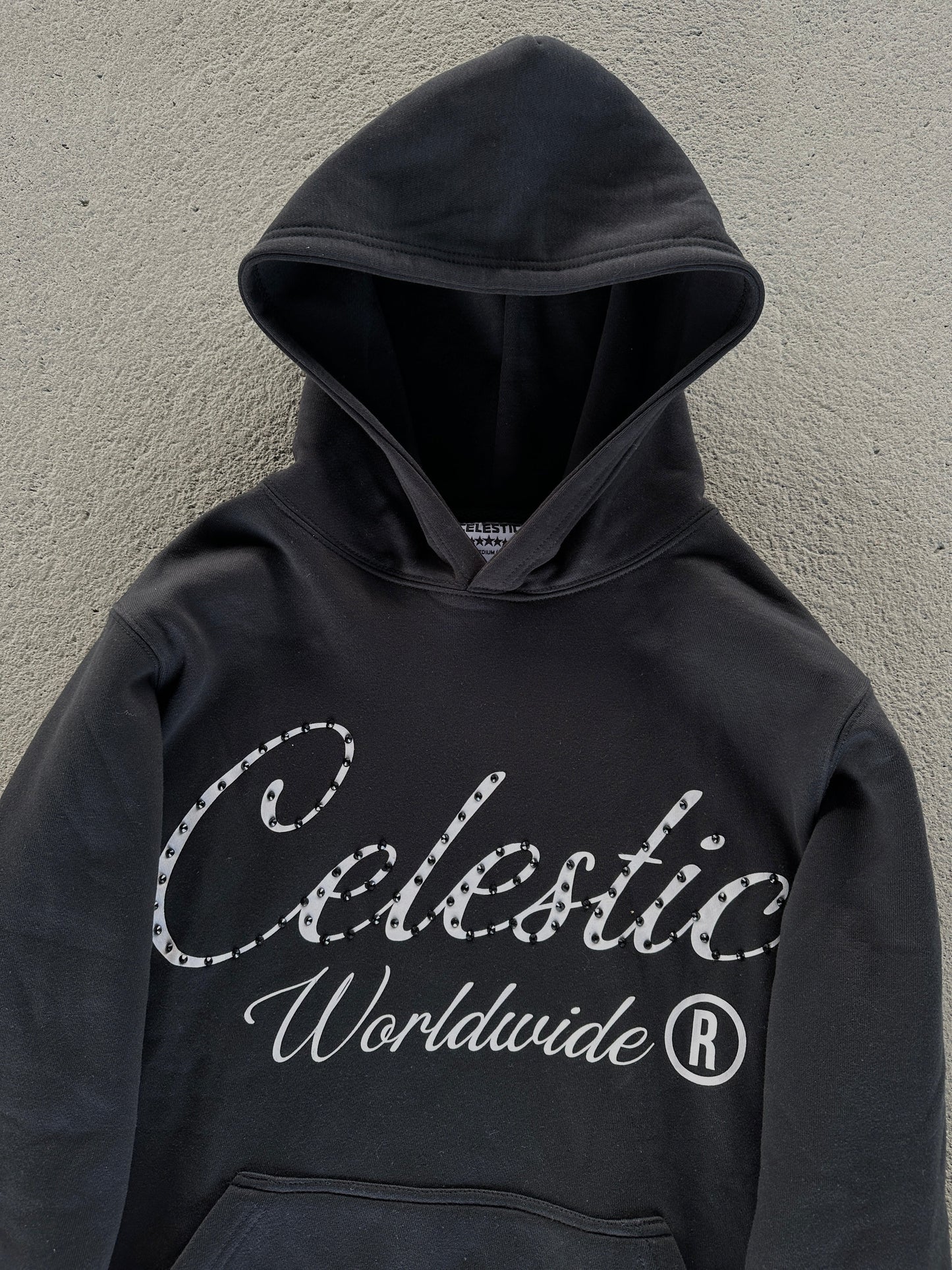 CELESTIC® Black Gemstone Hoodie CELESTIC®