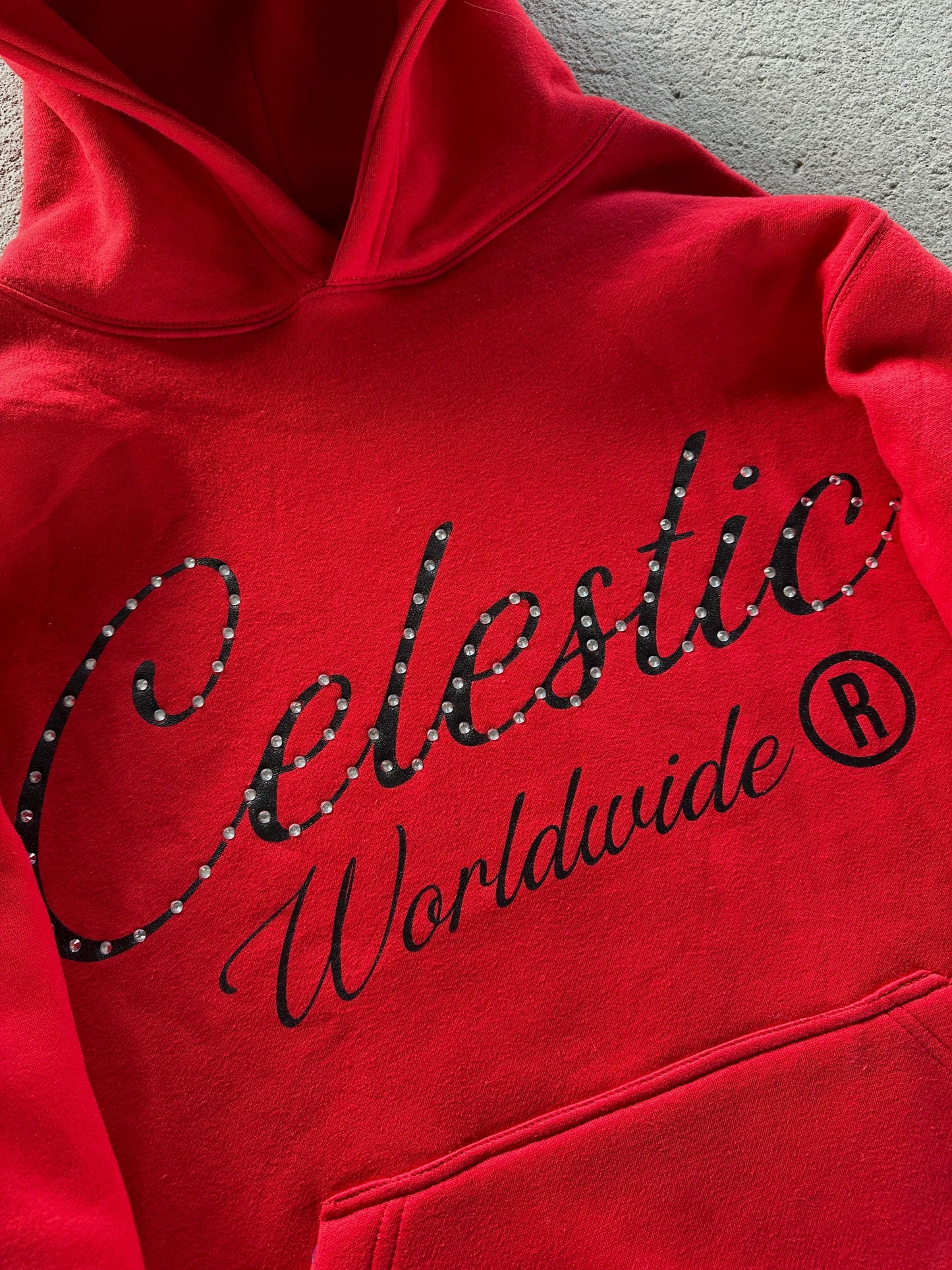 CELESTIC® Red Gemstone Hoodie CELESTIC®