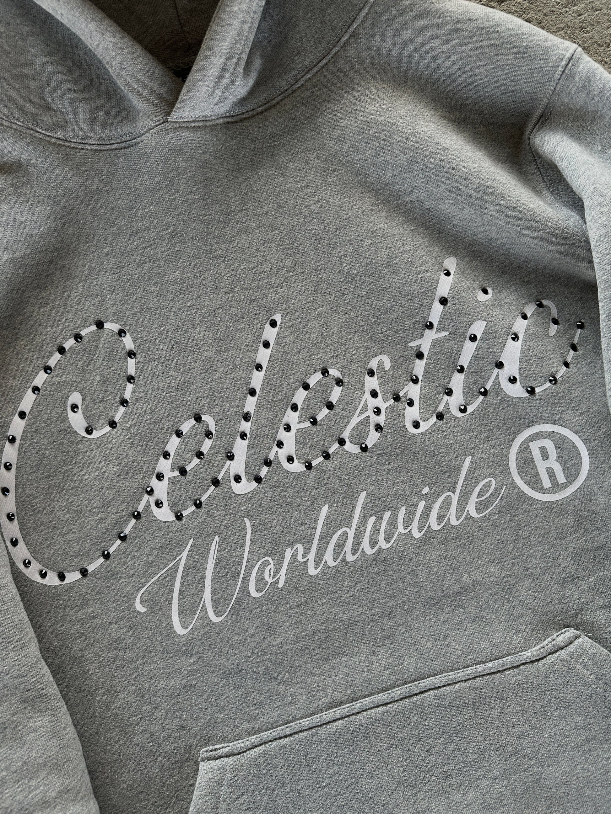 CELESTIC® Grey Gemstone Hoodie CELESTIC®