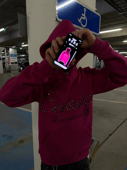 CELESTIC® Pink Gemstone Hoodie CELESTIC®