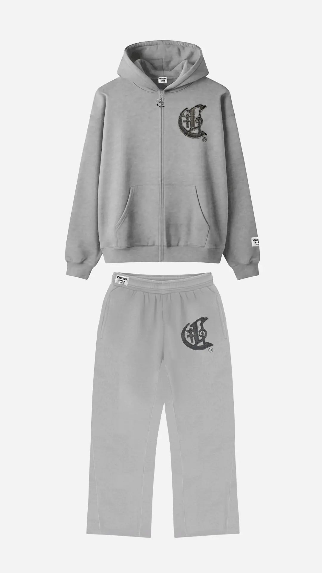 Grey Zipper Tracksuit CELESTIC®