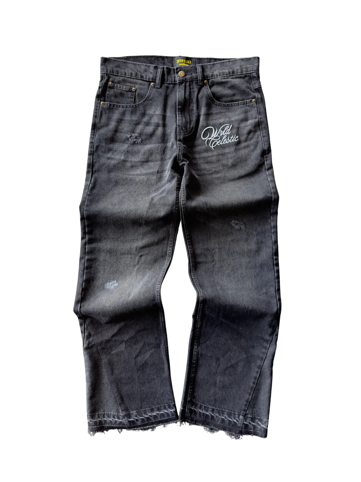 CELESTIC® Black Flared Jeans CELESTIC®