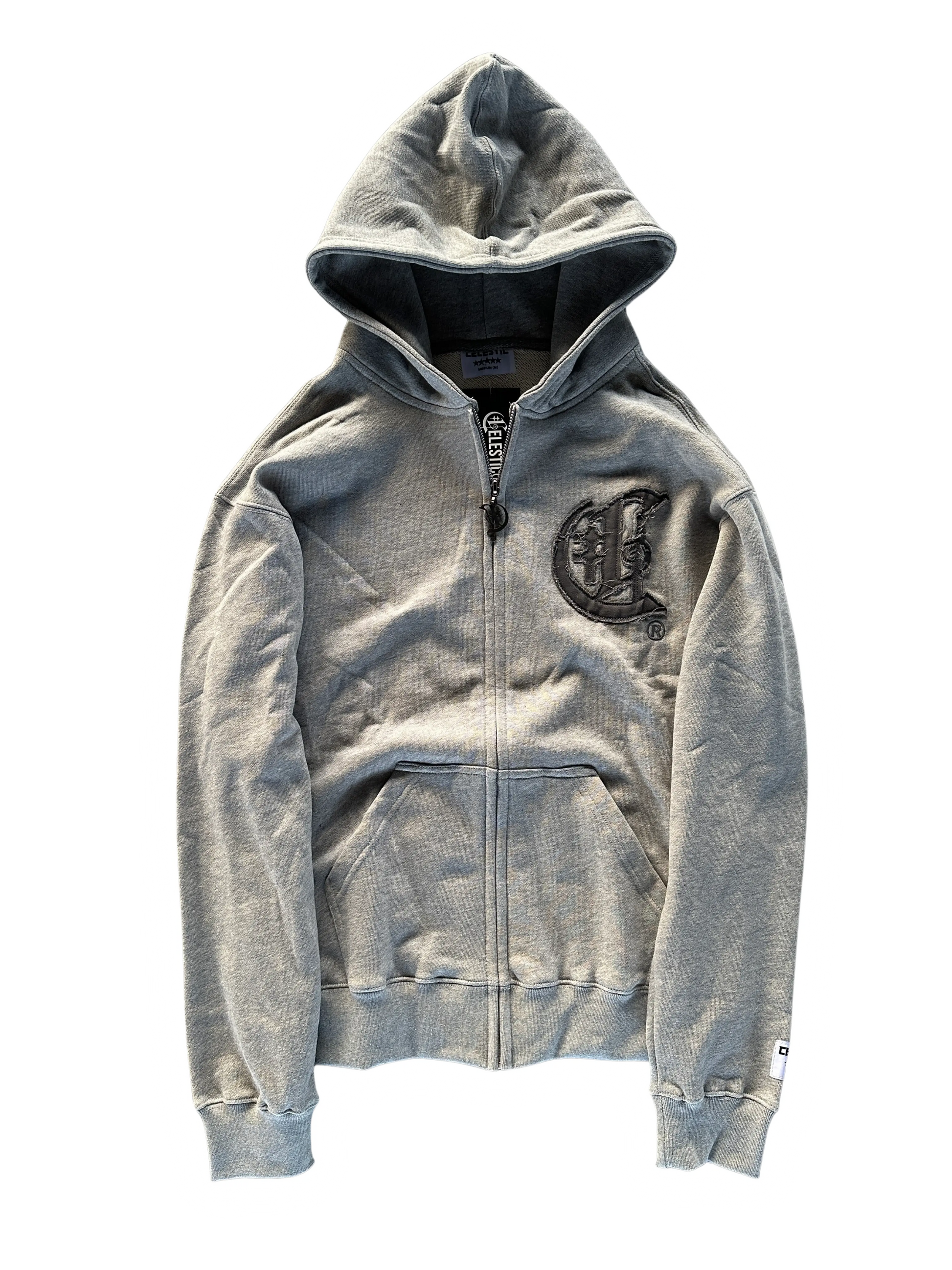 CELESTIC® Grey Zipper Hoodie CELESTIC®
