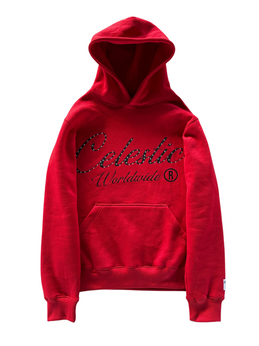 CELESTIC® Red Gemstone Hoodie CELESTIC®