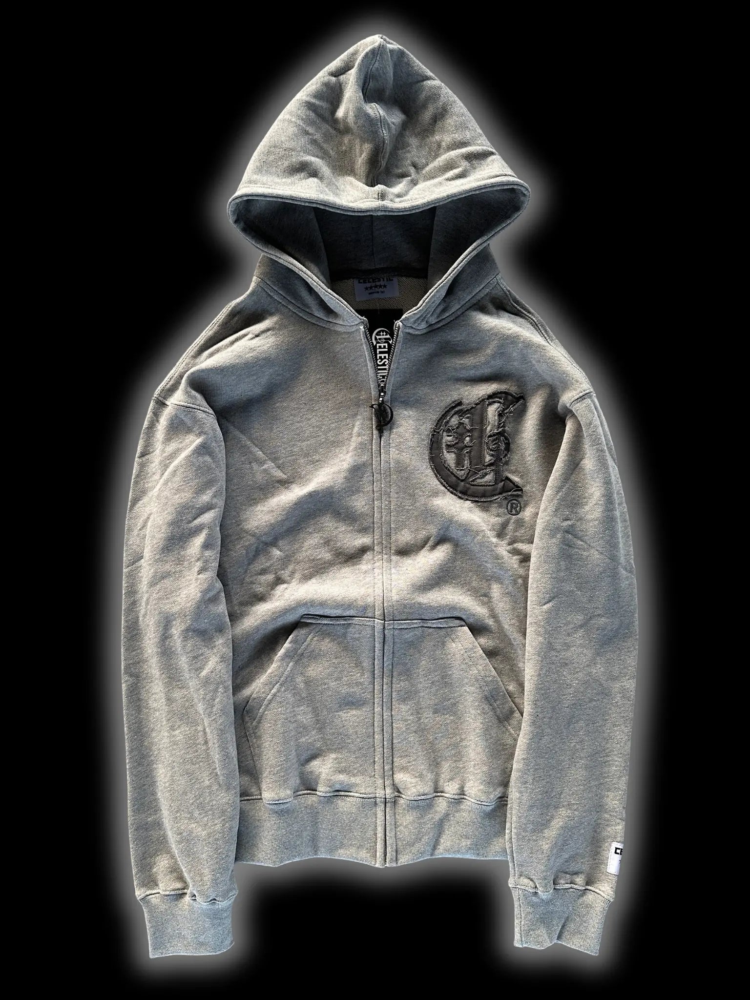 CELESTIC® Grey Zipper Hoodie CELESTIC®