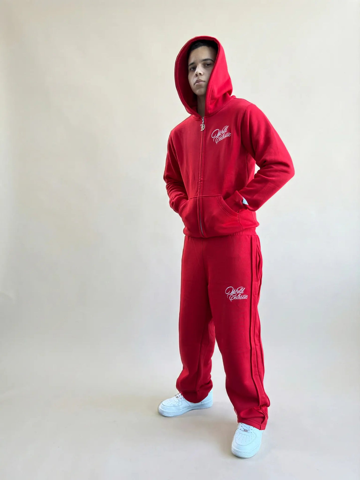 Red "Basic" Tracksuit