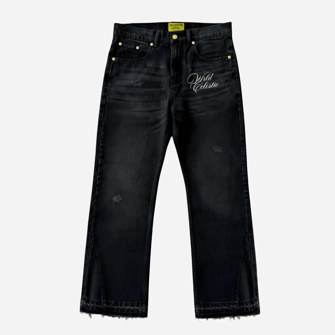 Black Flared Jeans CELESTIC®
