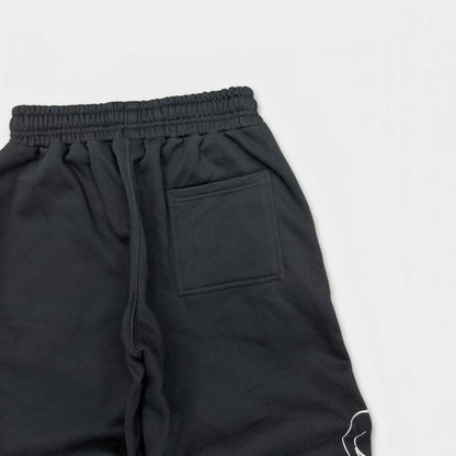 Black Script Pants