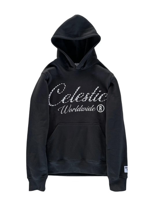 Black Gemstone Hoodie