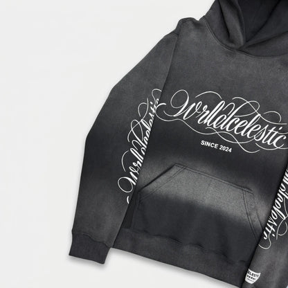 Washed Black Script Tracksuit