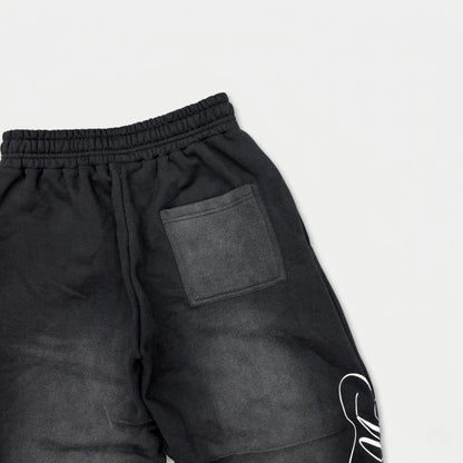 Washed Black Script Tracksuit