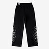 Black Script Pants