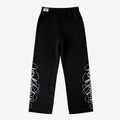 Black Script Pants