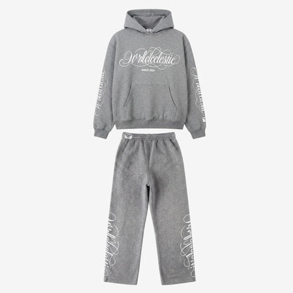 Grey Script Tracksuit