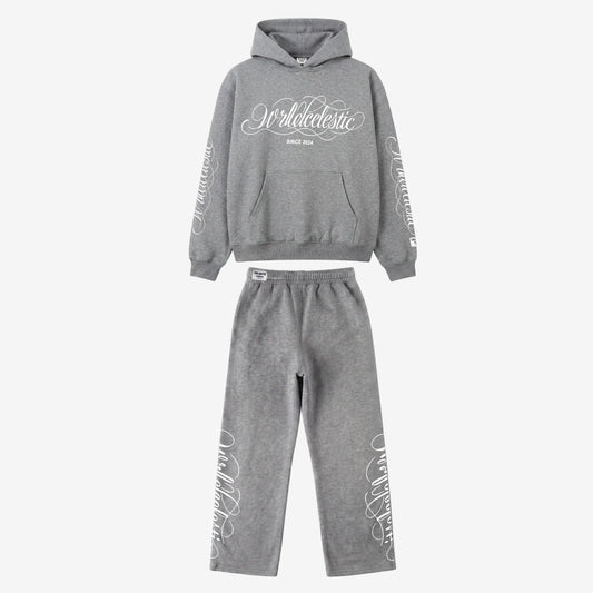 Grey Script Tracksuit