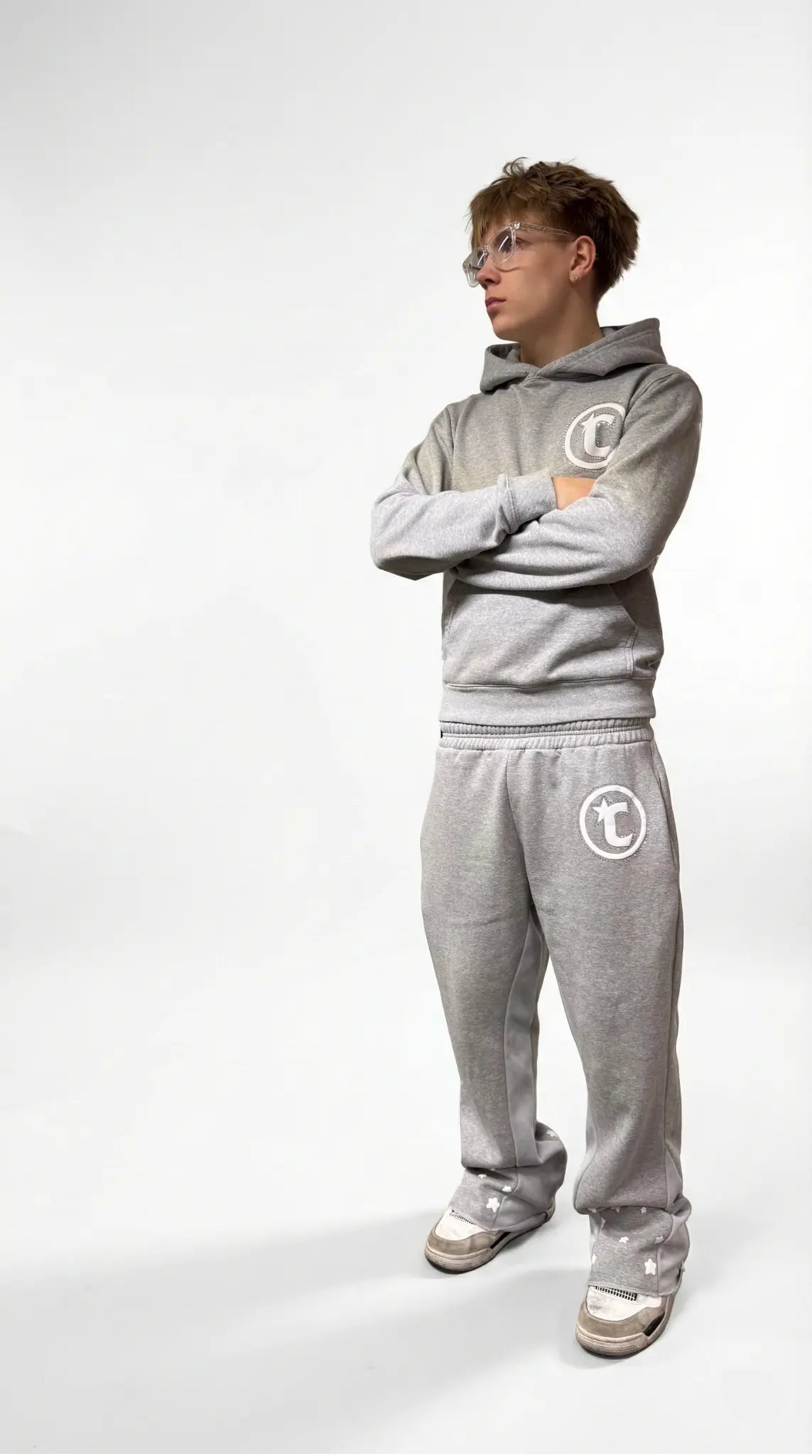 Grey Star Hoodie