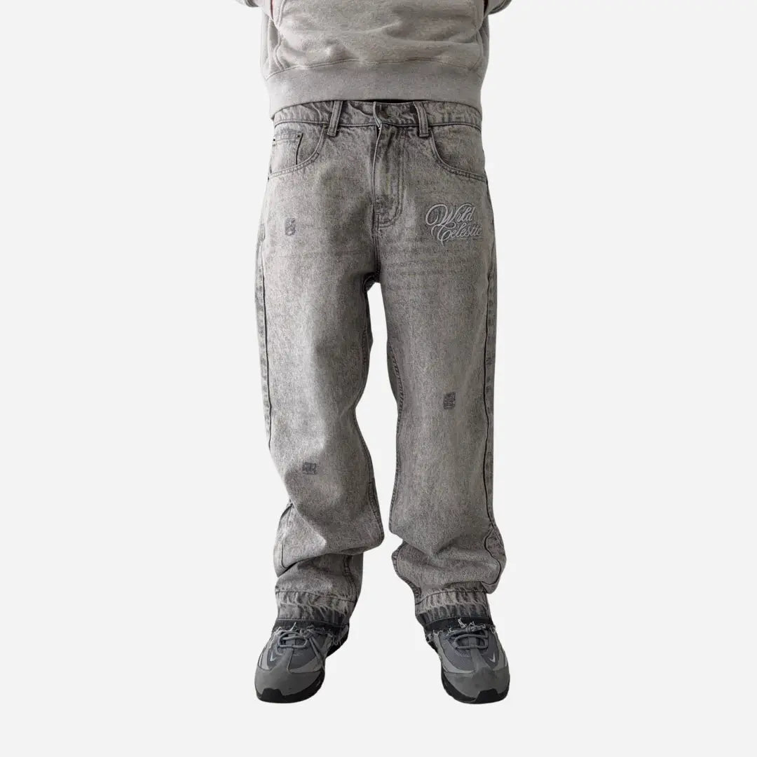 Grey Flared Jeans CELESTIC®