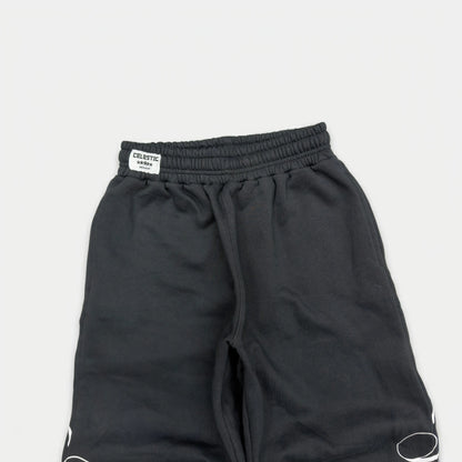 Black Script Pants