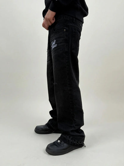 Black Flared Jeans