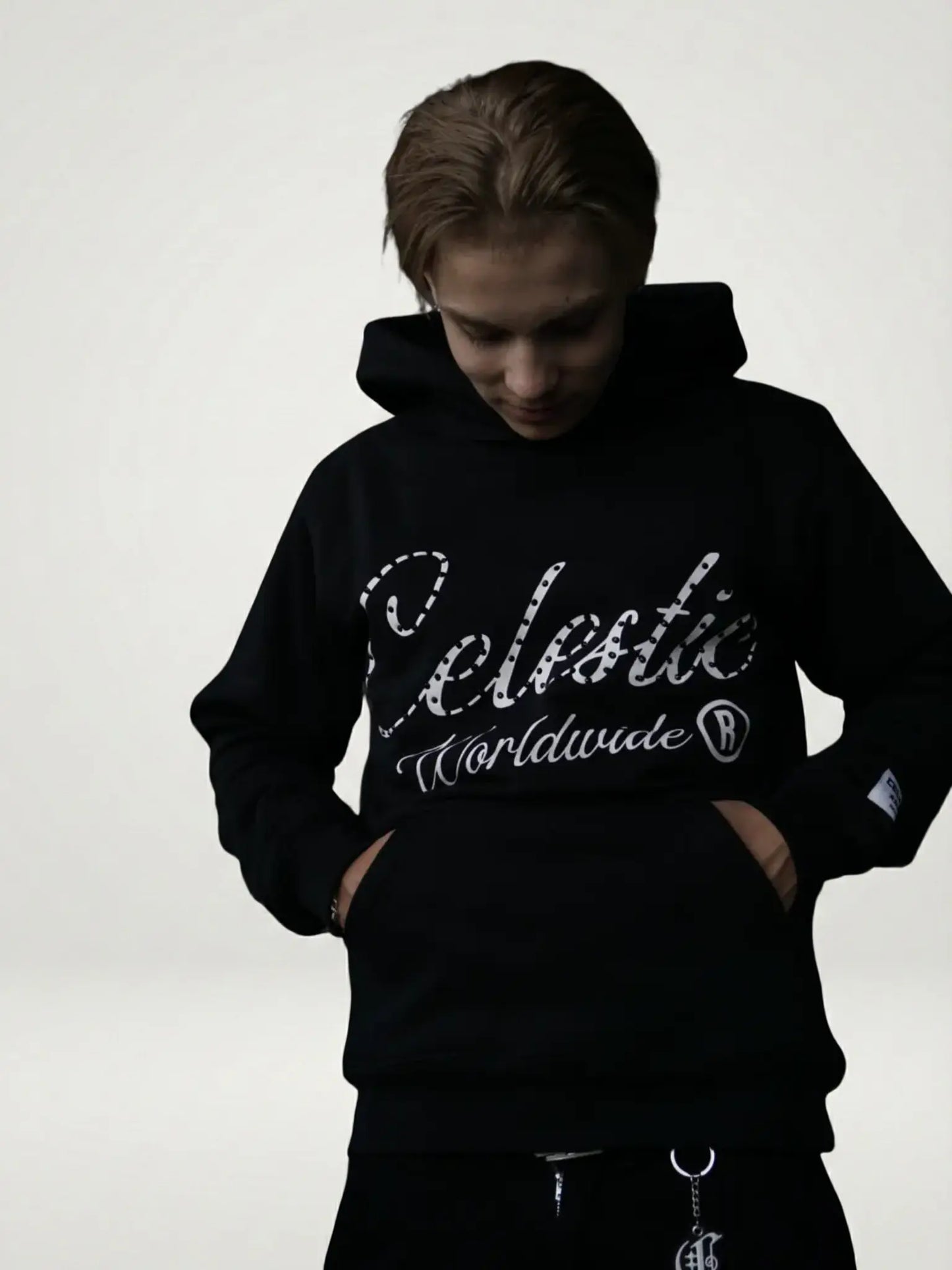 Black Gemstone Hoodie