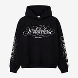 Black Script Hoodie