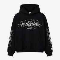 Black Script Hoodie