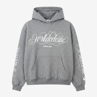 Grey Script Hoodie