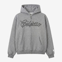 GREY OUTLINE HOODIE