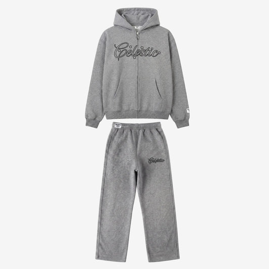Grey Outline Tracksuit
