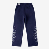 Navy Blue Script Pants