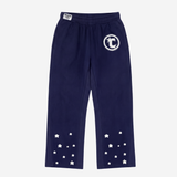 NAVY BLUE STAR PANTS