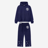 NAVY BLUE STAR TRACKSUIT